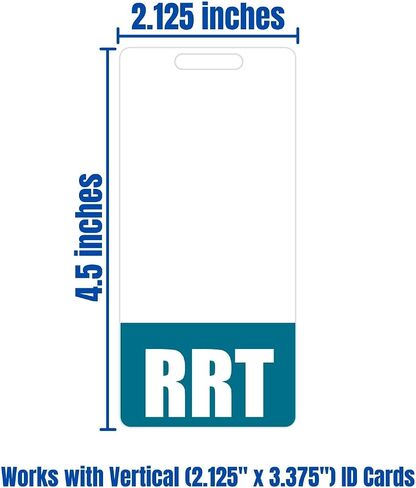 RN Badge Buddy (وردي) - علامات شارة عمودية شديدة التحمل للممرضات المقيمين - بطاقة تعريف شارة مزدوجة الجوانب in Saudi Arabia