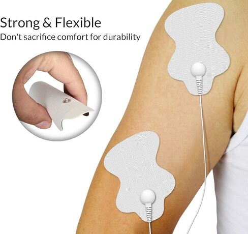 Omron Compatible TENS Electrodes - 20 (10 Pair) Premium Omron Compatible Replacement Pads for TENS Units in Kuwait