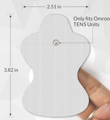 Omron Compatible TENS Electrodes - 20 (10 Pair) Premium Omron Compatible Replacement Pads for TENS Units in Kuwait