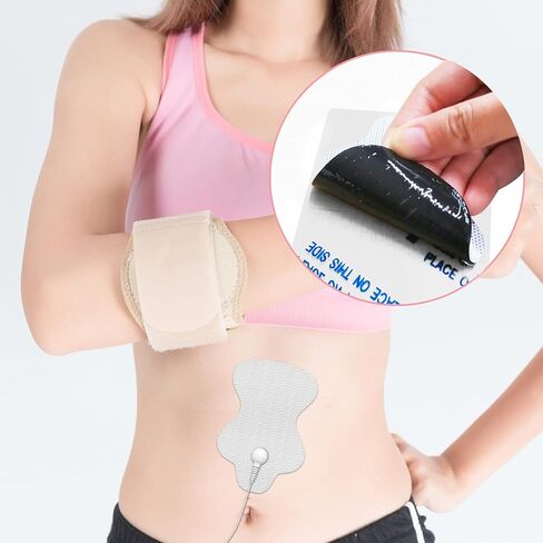 Omron Compatible TENS Electrodes - 20 (10 Pair) Premium Omron Compatible Replacement Pads for TENS Units in Kuwait