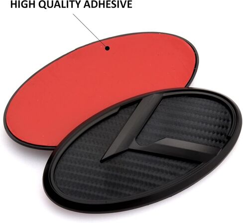 ARKOSKNIGHT 7PCS Vintage K Emblem Compatible with Front Rear Badge for Car Accessories (Carbon Fiber -Black) in Saudi Arabia