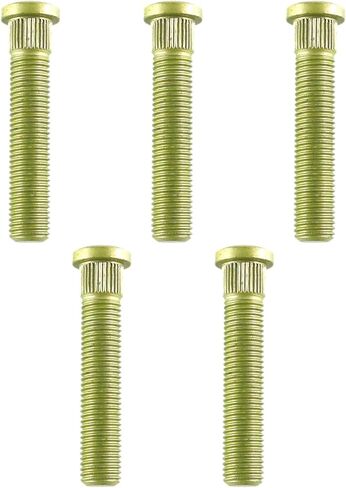 LAFORMO 12mm x 1.5 Press in Wheels Studs (Set of 5 Compatible with 1982-2002 Camaro Firebird, 2.5" Replacement for 100-7708 in Saudi Arabia