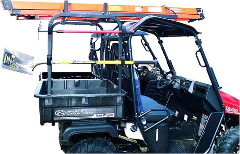 مجموعة حوامل أدوات Great Day - مخصصة لصينية أدوات الجرار أو رف المرافق الخلفي متعدد المقاسات UTV، TTIH402، أسود in Kuwait