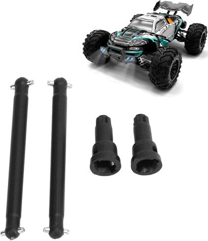 Alomejor Steel Rear CVD Drive Shaft, Dogbone Shaft Set for SCY 1/16 RC Car 16101 16102 16103 16201 in Saudi Arabia