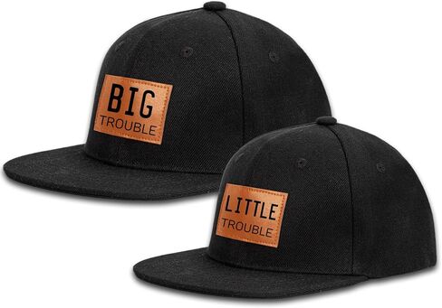 Father Son Matching Hats, Dude, Little Dude Snapback Set Adjustable Toddler Baby Hat, Gift for Dad Son in Saudi Arabia