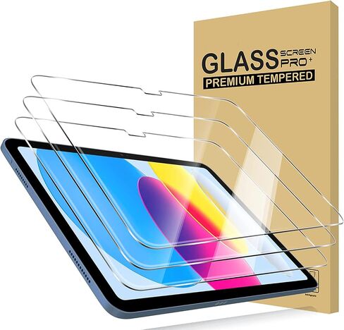 KIQ 2 Pack Tempered Glass for iPad 10th Generation Screen Protector 2022 Compatible iPad 10.9 Screen Protector 10.9 Inch 10th gen in Saudi Arabia