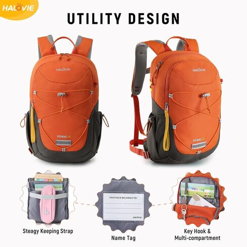 HALOVIE Kids Backpack Small - 15L Kids Travel Backpacks School Bag Preschool Back pack for Boys and Girls in Kuwait