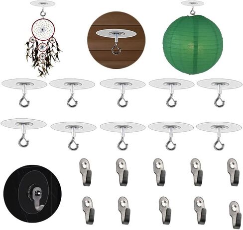 No Hole Adhesive Ceiling Hooks for Popcorn Concrete Textured Ceiling Unsmooth Wall Surface, No Drilling Self Adhesive Ceiling Hooks in Saudi Arabia