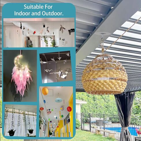 No Hole Adhesive Ceiling Hooks for Popcorn Concrete Textured Ceiling Unsmooth Wall Surface, No Drilling Self Adhesive Ceiling Hooks in Saudi Arabia