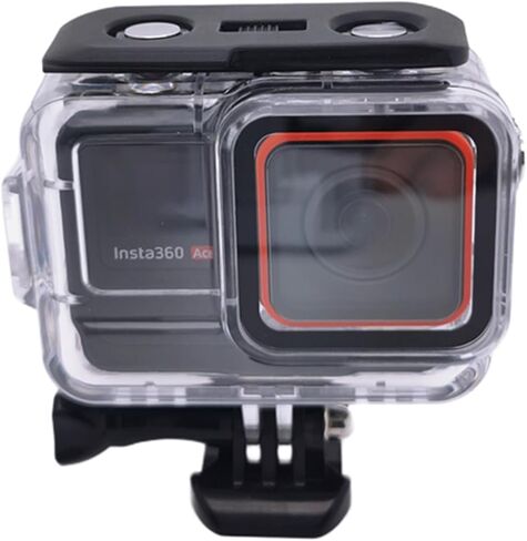 Waterproof Housing Case for Insta360 ACE, 60M Underwater Diving Protective Shell with Base Action Camera Accessories (For Inst360 ACE), Transparent in Saudi Arabia