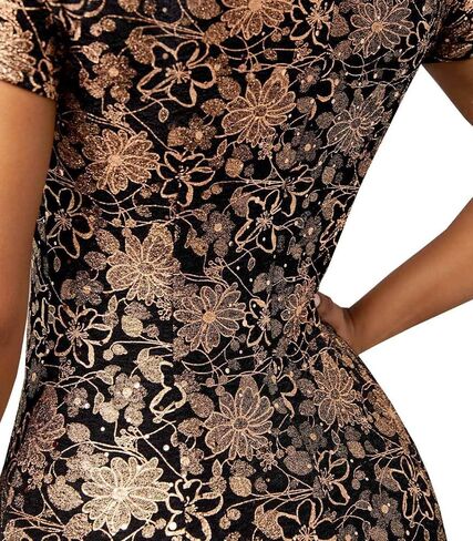 Womens Off Shoulder Formal Dresses Sparkly Gorgeous Golden Silk Embroidery Gowns and Evening Party Long Dress with Split in Saudi Arabia