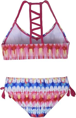 ملابس سباحة للفتيات من Firpearl بكيني هالتر من قطعتين لباس سباحة بيكيني للأطفال in Kuwait