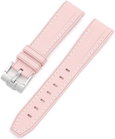 شريط مطاطي ذو طرف منحني 20 مم لساعة أوميغا X Swatch MoonSwatch، أساور ساعة بديلة مع إبزيم لساعة أوميغا X Swatch MoonSwatch وSpeedMaster - ألوان متعددة in Kuwait