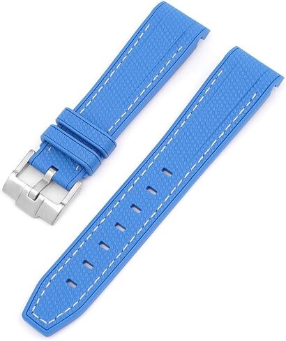 شريط مطاطي ذو طرف منحني 20 مم لساعة أوميغا X Swatch MoonSwatch، أساور ساعة بديلة مع إبزيم لساعة أوميغا X Swatch MoonSwatch وSpeedMaster - ألوان متعددة in Kuwait