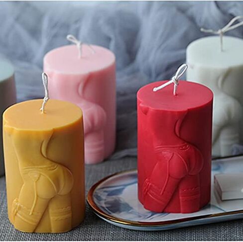 قالب عظيم مثير امرأة الجسم شمعة العفن سيليكون DIY شمعة قالب من السيليكون 3D أنثى قالب متعرج صنع DIY بها بنفسك الفن الراتنج الايبوكسي الصابون الحلوى الجص الشوكولاته المنزل الداخلية حفلات الزفاف in Kuwait