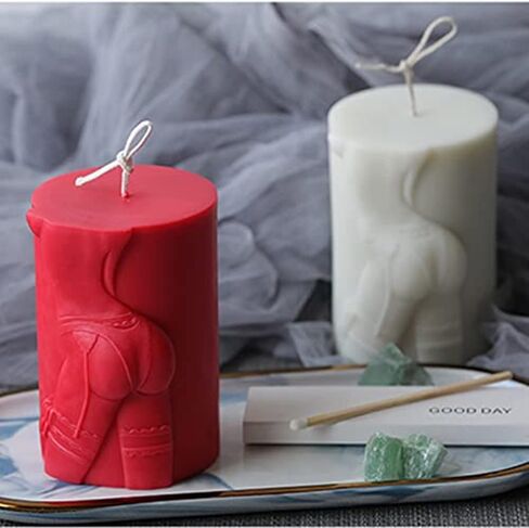 قالب عظيم مثير امرأة الجسم شمعة العفن سيليكون DIY شمعة قالب من السيليكون 3D أنثى قالب متعرج صنع DIY بها بنفسك الفن الراتنج الايبوكسي الصابون الحلوى الجص الشوكولاته المنزل الداخلية حفلات الزفاف in Kuwait