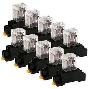 10 مجموعات MY2P HH52P MY2NJ Relay 12V 24V DC AC 36V 48V 110V 220V 380V لفائف DPDT General Micro MY2N-GS 8P صغير متوسط ​​(AC - 10 مجموعات، 36 فولت) in Kuwait