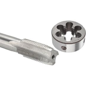 1SET HSS 6542 Multifunction Tap and Die Set M27-M37 Metric Screw Thread Hand Taps Straight Fluted Tool(M27X3) in Saudi Arabia