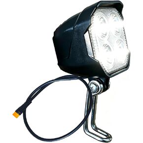 4-LED Electric Bicycle Headlights, Equipped with 2/3 pin Male and Female interfaces, 16 inch Cable, Suitable for Headlights of 12V,24V, 36V, 48V, 52V, 60V Electric Bicycles in Saudi Arabia