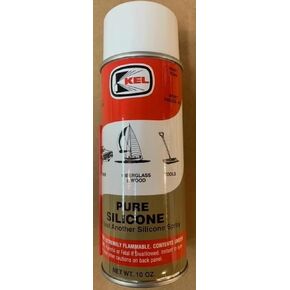 Kel 10 Ounce Can of Pure Silicone Aerosol Spray Lubricant - Quantity of (2) in Kuwait