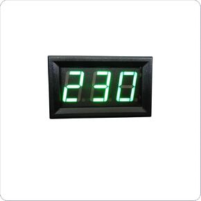 1 قطعة YB27A التيار المتناوب 30 فولت-500 فولت الجهد LED الفولتميتر الرقمي متر سلكين 0.56 بوصة 110 فولت 220 فولت الكهربائية الفولتميترو 230 فولت كاشف اختبار 380 فولت (غطاء أسود-أحمر) in Kuwait