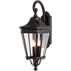 Feiss Lighting-Cotswold Lane-Outdoor Wall Light Aluminium التقليدية المعتمدة للمواقع الرطبة في النمط التقليدي-9.5 in Kuwait