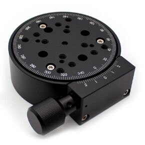 R Axis 360 Degree Manual Rotary Stage, Manual Rotating Platform Angle Adjustment Precision Indexing Plate Stage Turntable 100MM in Saudi Arabia