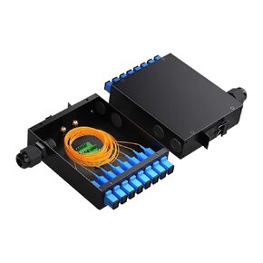 Industrial-Grade 35mm Rail SC/FC/SC/ST8 Multi-Mode Fully Equipped Optical Fiber Terminal Box(HN-GXH-8FDM) in Kuwait