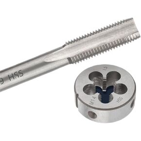 1SET HSS 6542 Multifunction Tap and Die Set M20-M26 Metric Screw Thread Hand Taps Straight Fluted Tool(M25X0.75) in Saudi Arabia