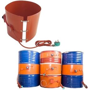 Silicone Electric Drum Heater with Thermostat - Efficient Heating for Oil Drums, Valves, and Instruments - Heavy-Duty, Adjustable Temperature, Fast Heating Solution in Kuwait