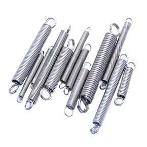 0.3/0.4/0.5mm 304Stainless Ring Hook Tension Spring(110mm,3mm,0.4mm(2pcs)) in Kuwait