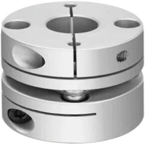 1pcs CSCA Single Diaphragm Coupling, Elastic Aluminum Alloy, For Servo Stepper Screw Motor Keyway Outer Diameter:26 * 26mm(26x26 6.35mm to 14mm) in Saudi Arabia