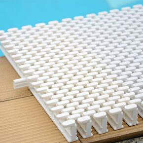 Splicing Pool Grating - 10pcs Shower Drain Grate Cover for Above Ground Pools, Walkways & Balconies, 18x100CM Anti-Clogging & Durable Sewer Grating Solution in Kuwait