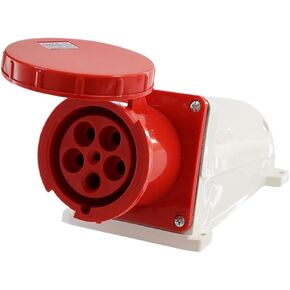 الصناعية المكشوفة ثلاث مراحل أربع أسلاك المقبس 5 حفرة 125A الطيران مقاوم للماء IP44 ZQ-145 in Kuwait