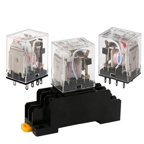 مجموعة واحدة MY2P HH52P MY2NJ 12V 24V DC AC 36V 48V 110V 220V 380V ملف DPDT General Micro Mini Relay MY2N-GS 8Pin صغير متوسط ​​(تيار مستمر - مجموعة واحدة، 110 فولت) in Kuwait