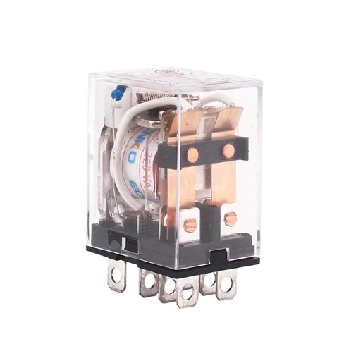 LY2NJ HH62P Coil Power Relay AC/DC 12V 24V 36V 48V 110V 220V 380V Mini Micro Electromagnetic LY2N-GS 8Pin DPDT Module JQX-13F(AC - 1pcs,220V) in Kuwait