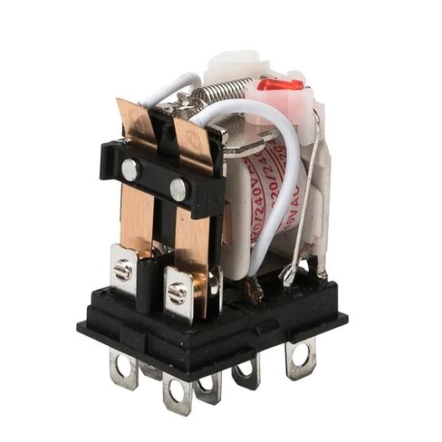 LY2NJ HH62P Coil Power Relay AC/DC 12V 24V 36V 48V 110V 220V 380V Mini Micro Electromagnetic LY2N-GS 8Pin DPDT Module JQX-13F(AC - 1pcs,220V) in Kuwait