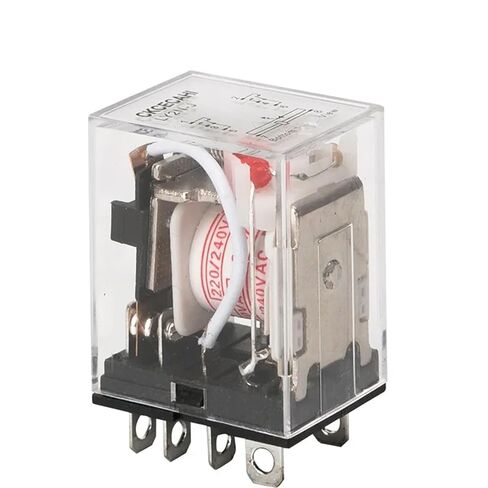 LY2NJ HH62P Coil Power Relay AC/DC 12V 24V 36V 48V 110V 220V 380V Mini Micro Electromagnetic LY2N-GS 8Pin DPDT Module JQX-13F(AC - 1pcs,220V) in Kuwait