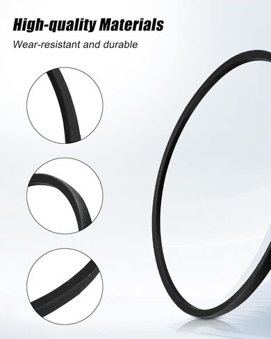 TP250 51" V Ladder Hoist Drive Belts Fit for TranzSporter TP250 and TP400 Hoist, Stair Lift Roofing Elevator Parts, Durable Rubber Easy to Install, 2PCS in Kuwait
