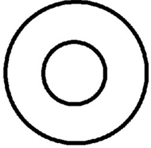 100 1/4" Nylon Flat Washers .317" I.D.062" Thick in Kuwait