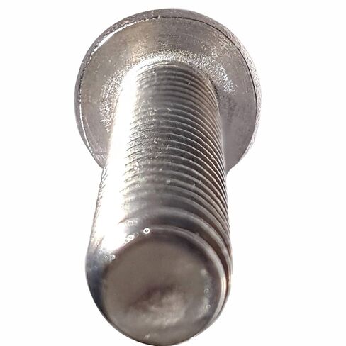 1/4-20 x 1/2" Round Head Machine Screws, Slotted Drive, Stainless Steel 18-8, Full Thread, Bright Finish, Machine Thread, Quantity 50 By Fastenere in Kuwait
