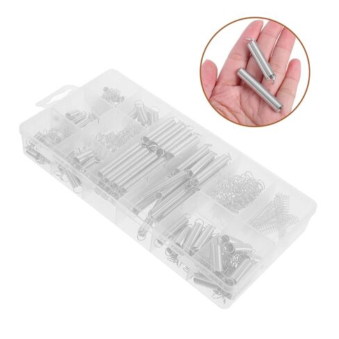 ERINGOGO 200 قطعة مجموعة زنبركية شديدة التحمل لمشاريع DIY الضغط والتمديد تشكيلة زنبركية متعددة الاستخدامات لإصلاح المنزل وصيانته in Kuwait