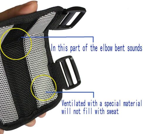 Yosoo Health Gear مدرب الكوع، أدوات تدريب التأرجح، مساعد تدريب الذراع الأيسر المستقيم، مصحح دعامة الكوع، مساعد تدريب الكوع ذو الذراع المستقيمة مع إشعارات صوتية للمبتدئين in Kuwait