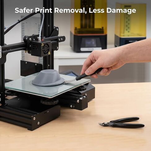 52-in-1 3D Printer Tools Kit, Complete Accessories for FDM/SLA Printers, Includes Nozzle Cleaning Needles, Scrapers, Files, PTFE Tube Cutter, and More in Kuwait