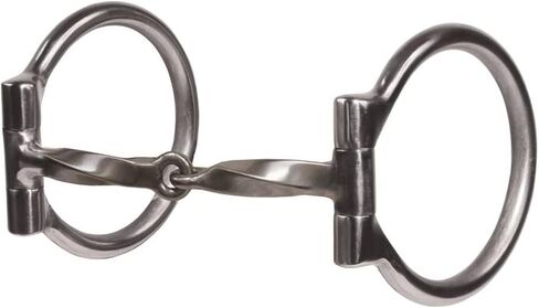Professional's Choice EQ D Ring Slow Twist Snaffle، الحجم: 5.25 in Kuwait