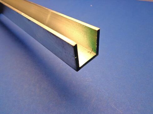 Industrial Metal Sales- 6063 T52 Aluminum Channel 1" x 1" x 36"-Long x 1/8" Thick in Kuwait