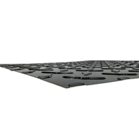 24" x 120" Black .025" Thick Diamond Plate Aluminum Sheet 1/40th inch Thick - Stone Rock Guard, Garage Walling, Trailers, Homes in Kuwait