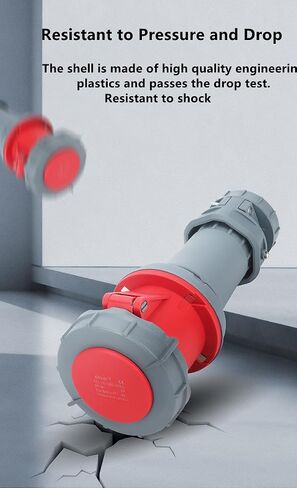 IEC60309 Upgraded Waterproof + PC Shell Material Industrial Surface Mounted Socket 4Pin 125A 380V-415V 3P+E IP67 in Kuwait