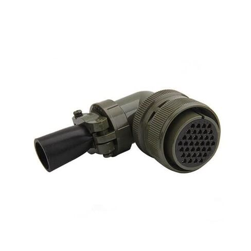 MS3108A28-21S 37 Pin Right Angle Female Plug Contacts Solder Threaded Circular 5015 Connector in Kuwait