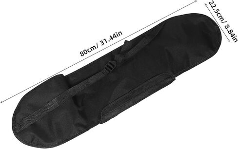 HEALLILY Skateboard Carrying Bag with Mesh Back, 80cm Multifunctional Portable Skateboard Shoulder Backpack for Outdoor Sports and Travel in Kuwait